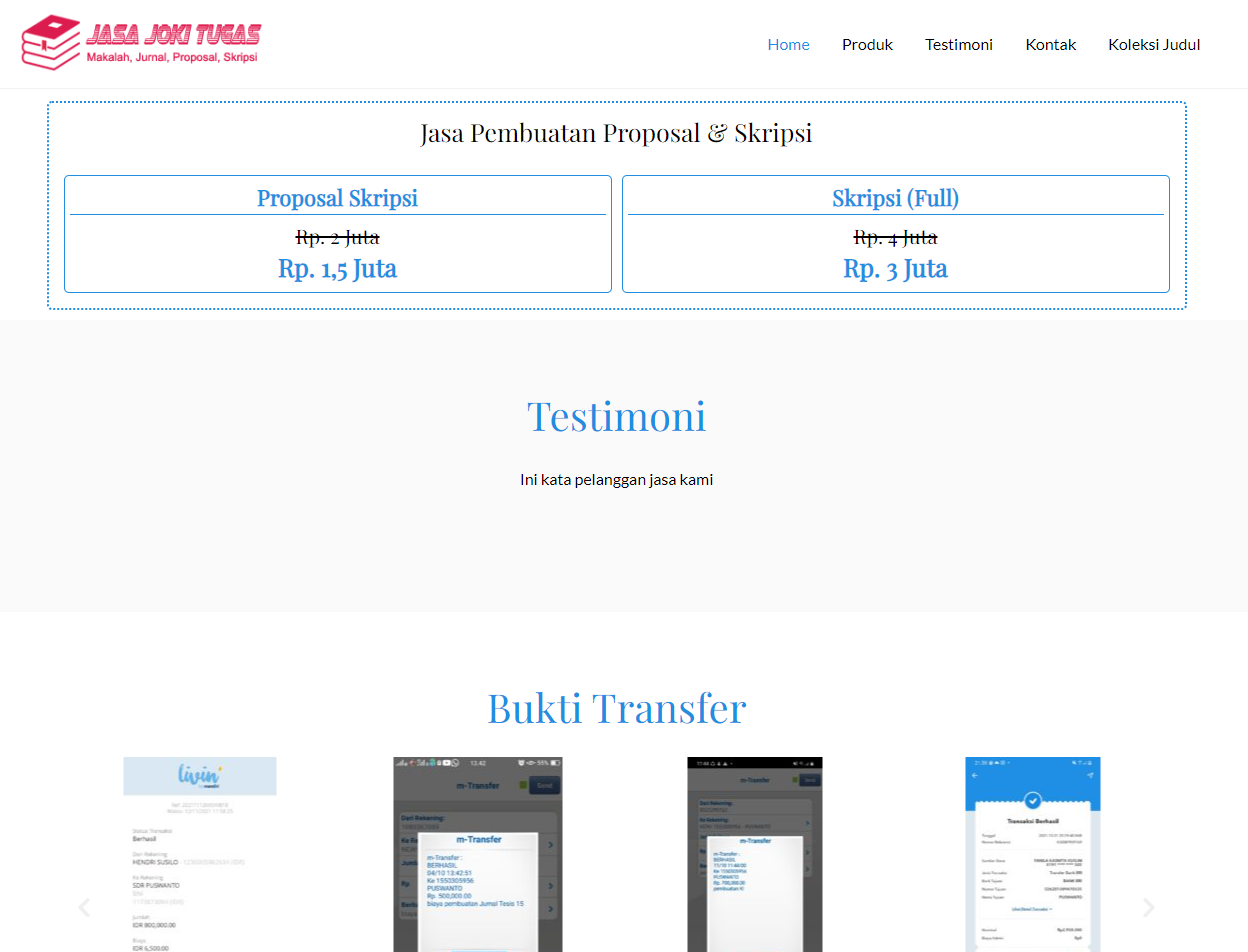 Jasa Pembuatan Skripsi WA 085643695389 – Profesional, Cepat, dan Terpercaya